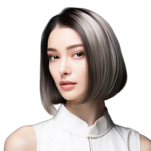 hair, face, photorealistic, anime transparent PNG cut-out