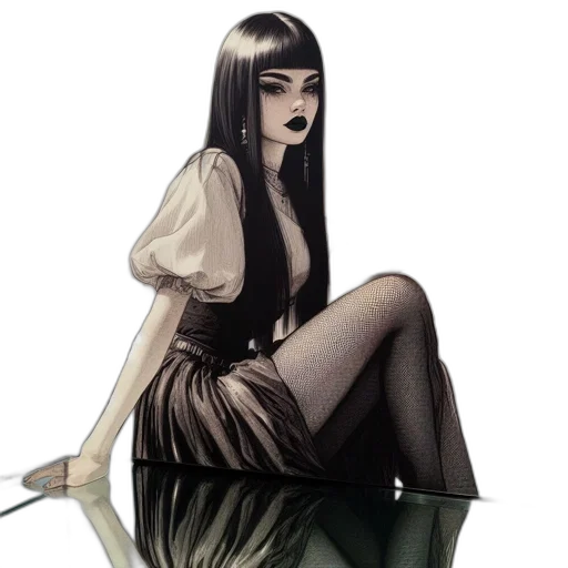 dress, creature, concept art, fantasy art transparent PNG cut-out