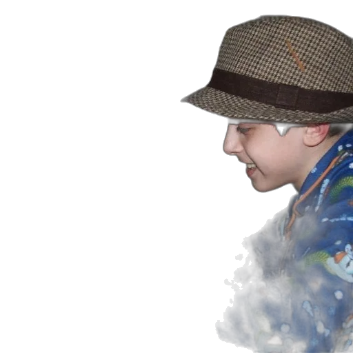 hat, jacket, umbrella, photorealistic transparent PNG cut-out