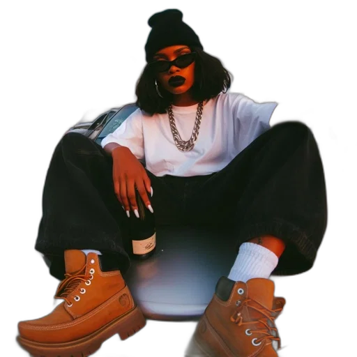 jacket, shoes, hat, face transparent PNG cut-out