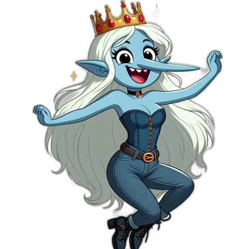 crown, staff, cartoon, concept art transparent PNG cut-out