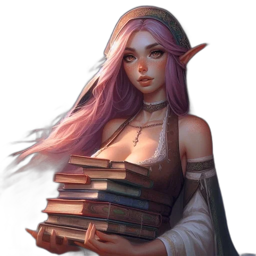 staff, fantasy art, concept art, pixel art transparent PNG cut-out