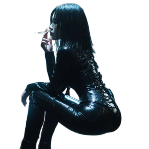 jacket, photorealistic, concept art, cyberpunk transparent PNG cut-out