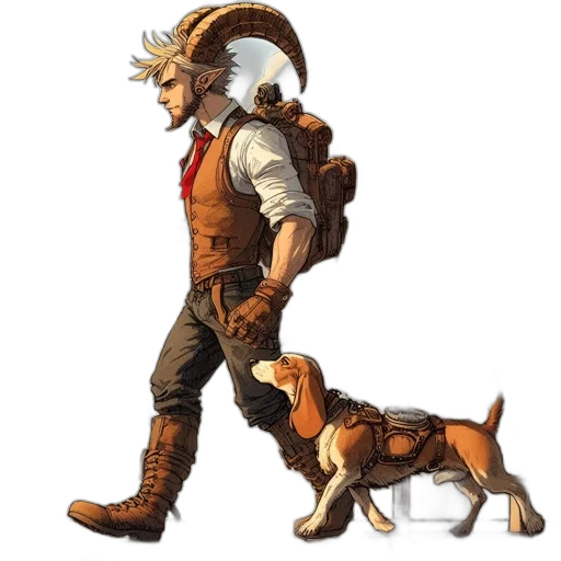 animal, staff, creature, hat transparent PNG cut-out