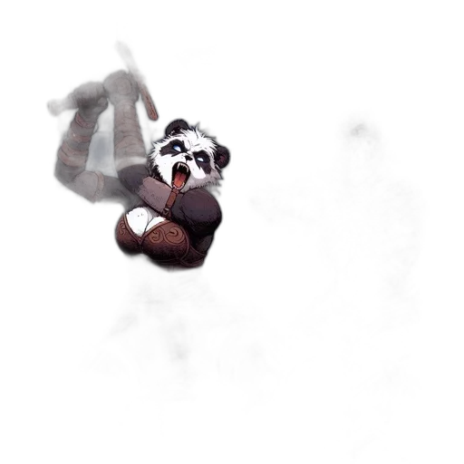 creature, animal, mask, staff transparent PNG cut-out