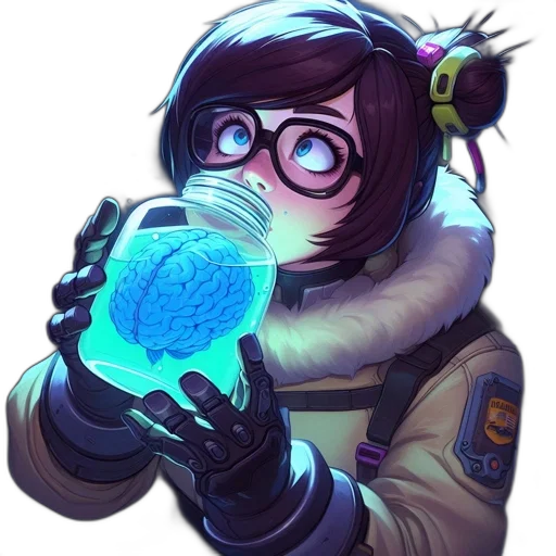 jacket, staff, mask, robot transparent PNG cut-out
