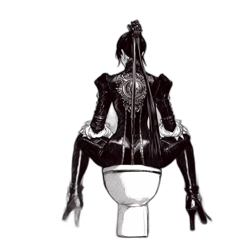 robot, jacket, crown, mask transparent PNG cut-out