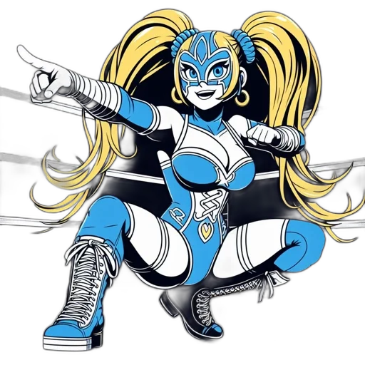 comic book art, concept art, cartoon, fantasy art transparent PNG cut-out