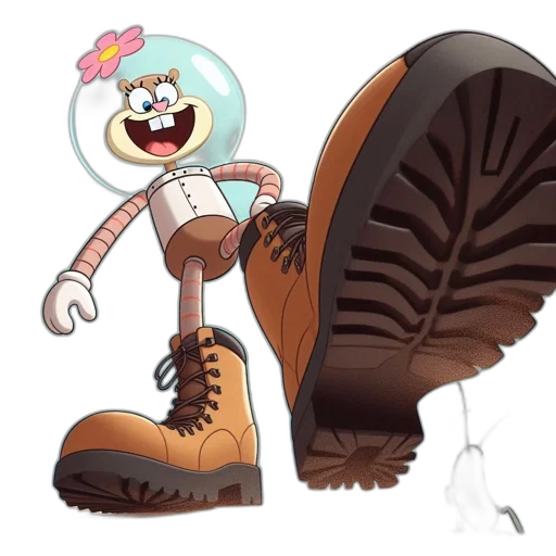 shoes, robot, creature, weapon transparent PNG cut-out