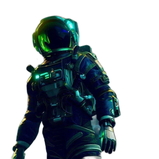 robot, jacket, weapon, staff transparent PNG cut-out