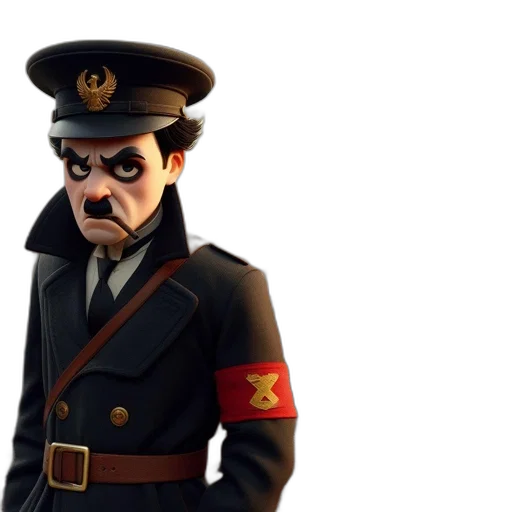 hat, staff, jacket, face transparent PNG cut-out