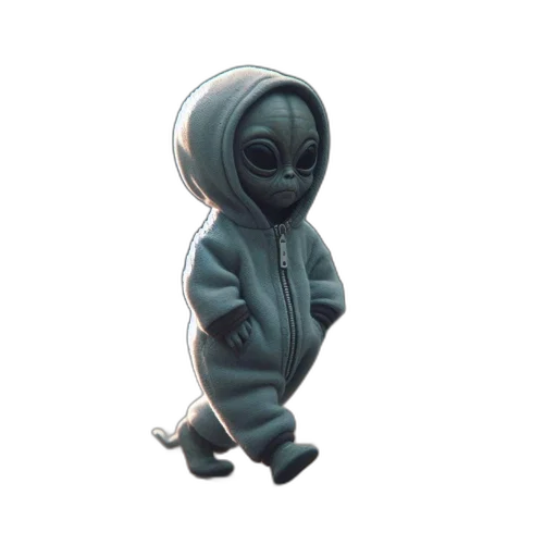 creature, robot, mask, jacket transparent PNG cut-out