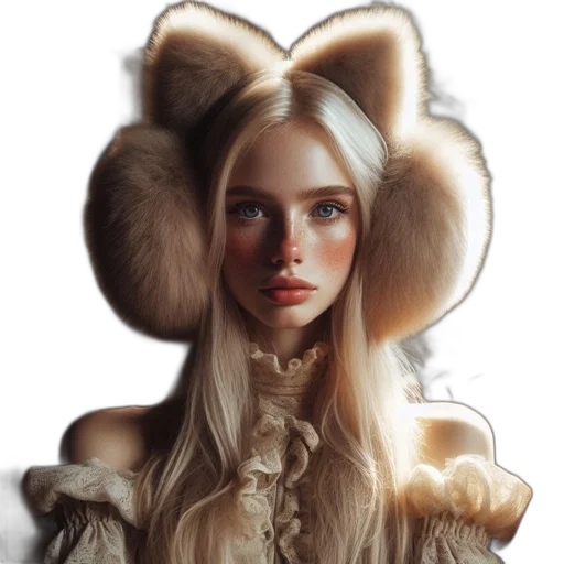 hair, hat, crown, face transparent PNG cut-out