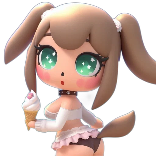 staff, dress, 3d render, concept art transparent PNG cut-out