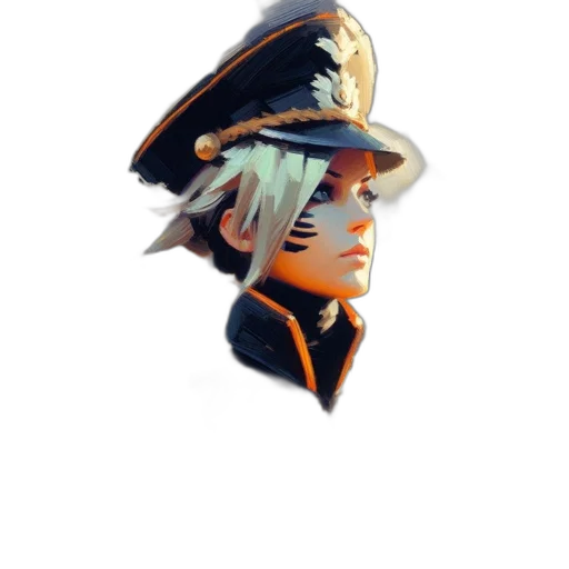 hat, staff, crown, face transparent PNG cut-out