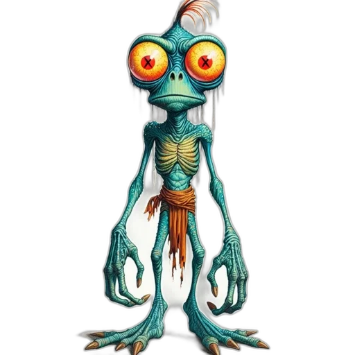creature, staff, robot, animal transparent PNG cut-out