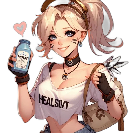 bottle, dress, pixel art, concept art transparent PNG cut-out
