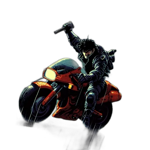 weapon, jacket, concept art, comic book art transparent PNG cut-out
