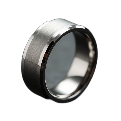 jewelry, 3d render, titanium, steel transparent PNG cut-out