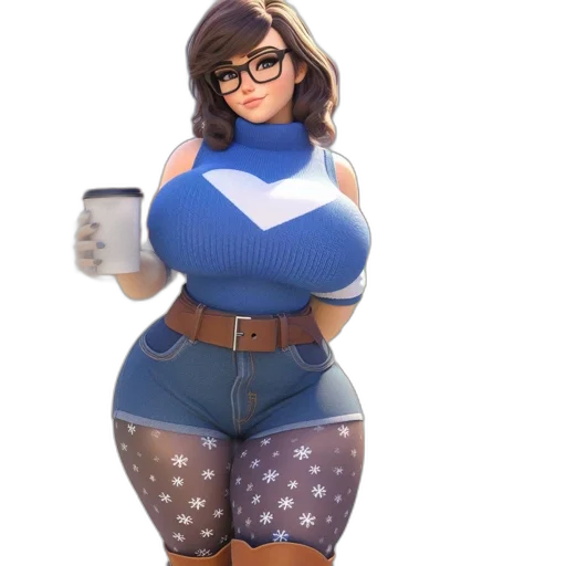 dress, robot, staff, concept art transparent PNG cut-out