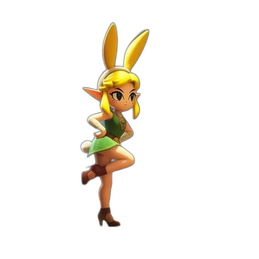 dress, staff, weapon, hat transparent PNG cut-out