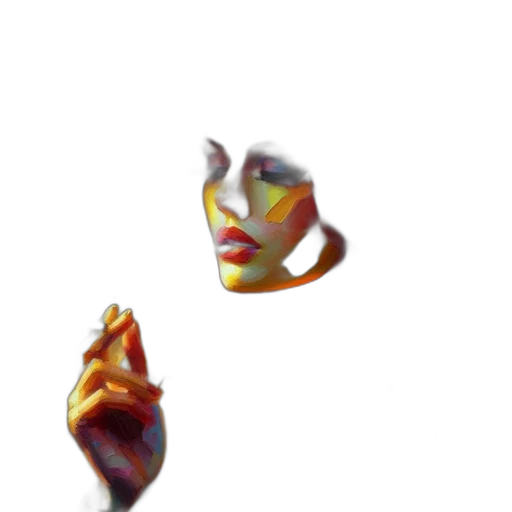face, mask, jewelry, creature transparent PNG cut-out