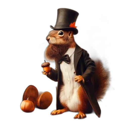 hat, staff, animal, concept art transparent PNG cut-out