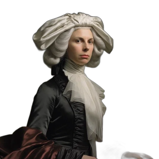 face, staff, hat, jacket transparent PNG cut-out