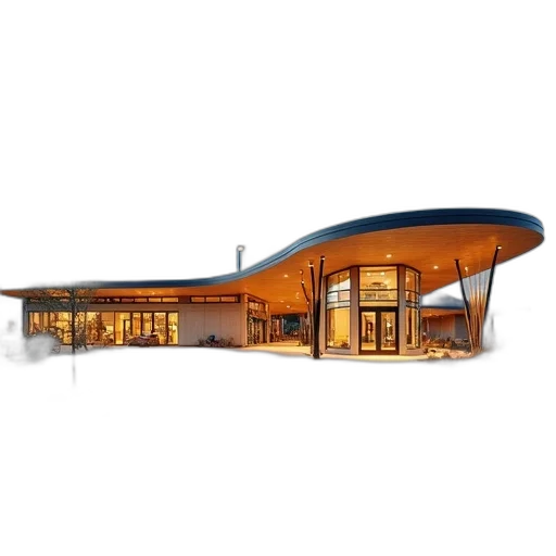building, furniture, 3d render, concept art transparent PNG cut-out