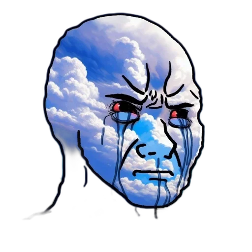 face, mask, concept art, photorealistic transparent PNG cut-out