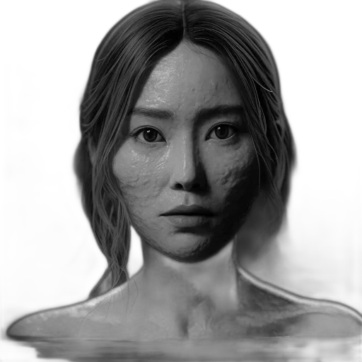 face, mask, robot, creature transparent PNG cut-out