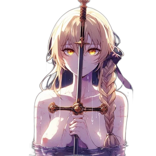 sword, weapon, staff, crown transparent PNG cut-out