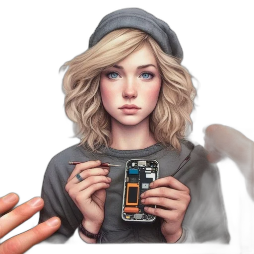 face, weapon, robot, jacket transparent PNG cut-out