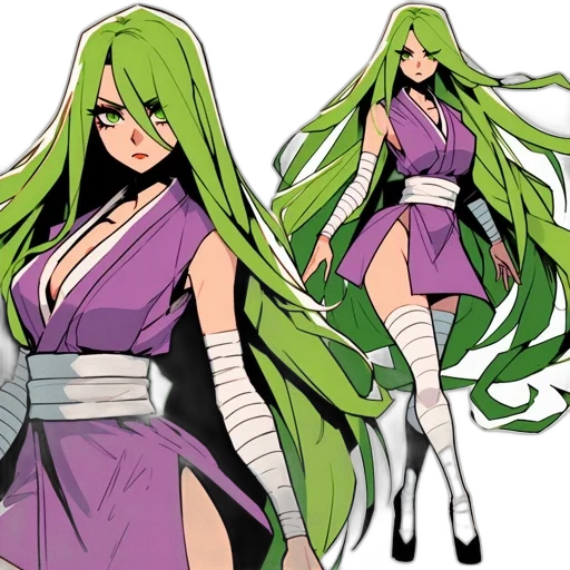 dress, concept art, anime, comic book art transparent PNG cut-out