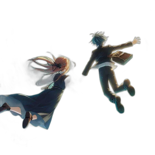 concept art, anime, 3d render, fantasy art transparent PNG cut-out