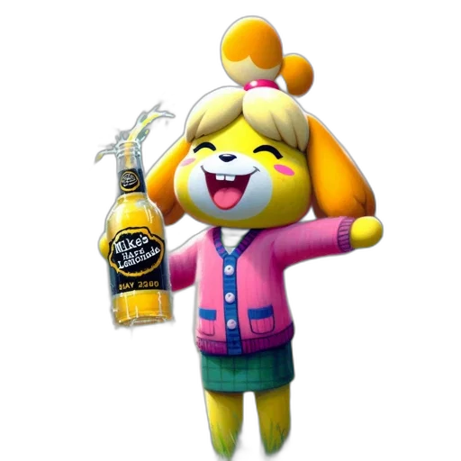 staff, jacket, animal, bottle transparent PNG cut-out