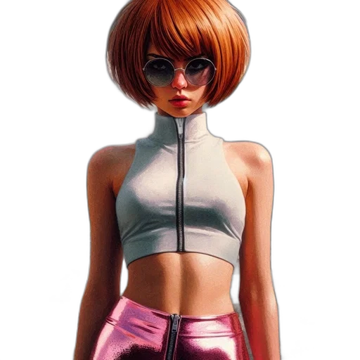 jacket, dress, robot, staff transparent PNG cut-out