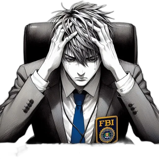 face, jacket, comic book art, concept art transparent PNG cut-out