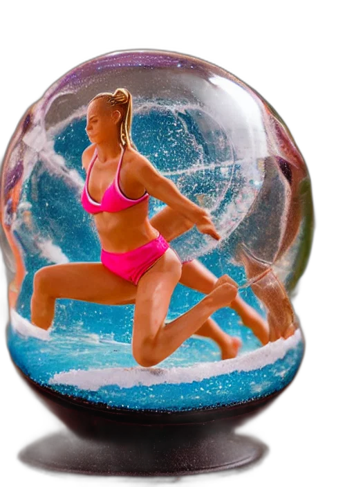 photorealistic, 3d render, underwater, snow transparent PNG cut-out