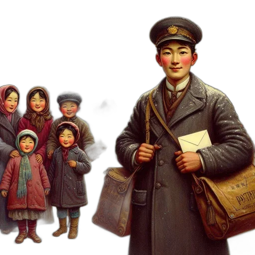 oil painting, photorealistic, concept art, snow transparent PNG cut-out