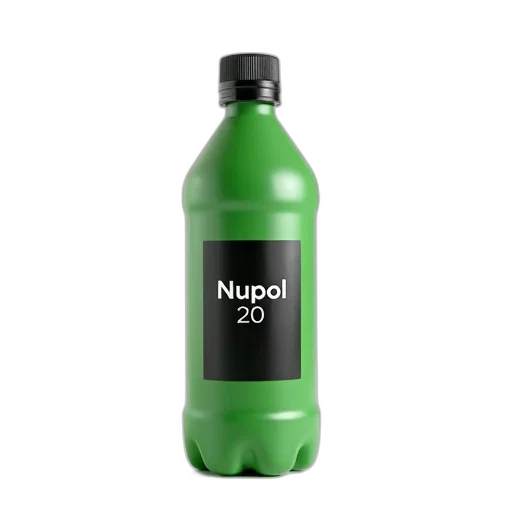 bottle, food, 3d render, photorealistic transparent PNG cut-out