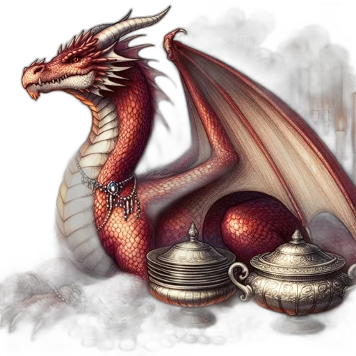 dragon, food, fantasy art, concept art transparent PNG cut-out