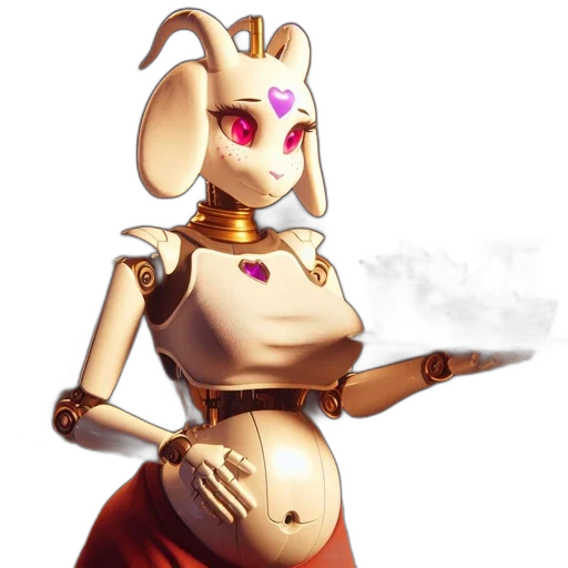 robot, staff, dress, concept art transparent PNG cut-out