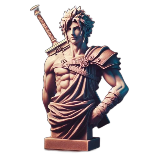 sword, weapon, 3d render, concept art transparent PNG cut-out