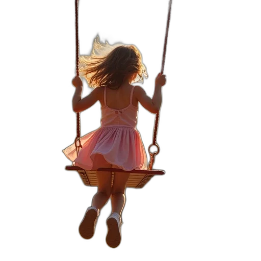 dress, hair, photorealistic, 3d render transparent PNG cut-out