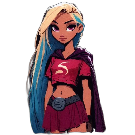 dress, jacket, staff, concept art transparent PNG cut-out