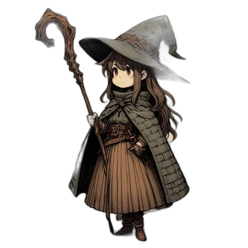 staff, hat, weapon, sword transparent PNG cut-out