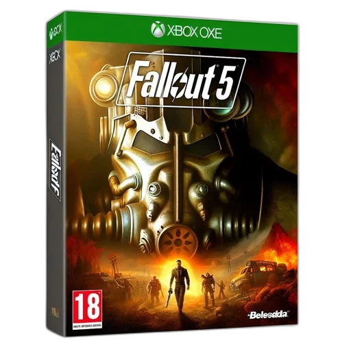 cover, art, fallout, xbox transparent PNG cut-out