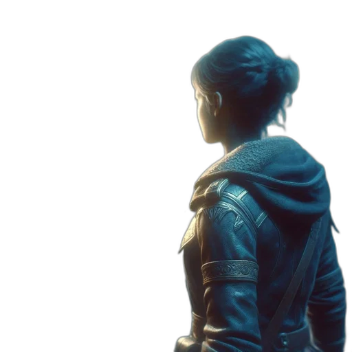 jacket, sword, weapon, face transparent PNG cut-out