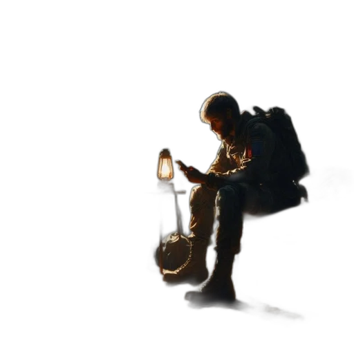 staff, bottle, weapon, robot transparent PNG cut-out
